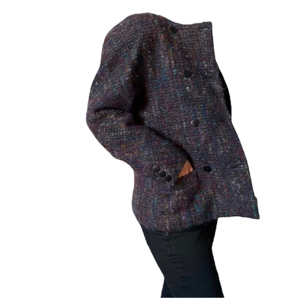 Toffs Vintage 80s Mohair Blend Blazer, Size M/L? - Picture 7 of 10